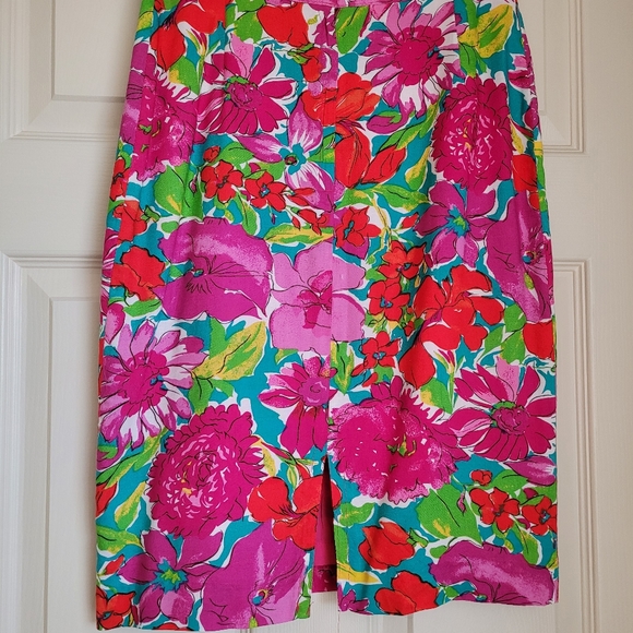 Vintage Short Floral Skirt - Picture 2 of 8